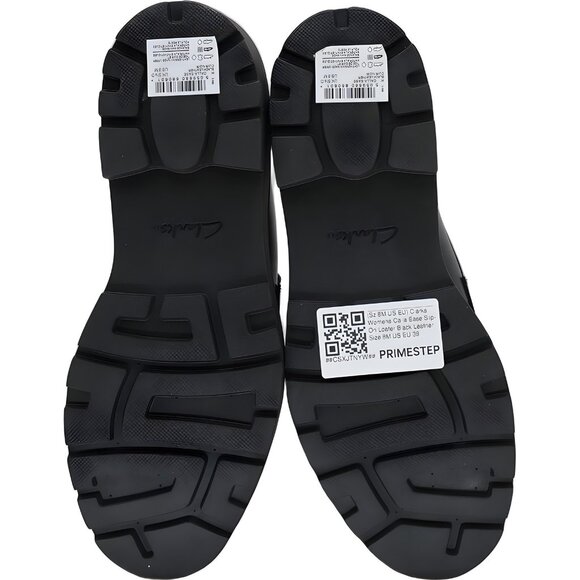 Clarks Calla Ease Women's Slip-On Loafers Black Leather 8M US EU 39 - Picture 6 of 6